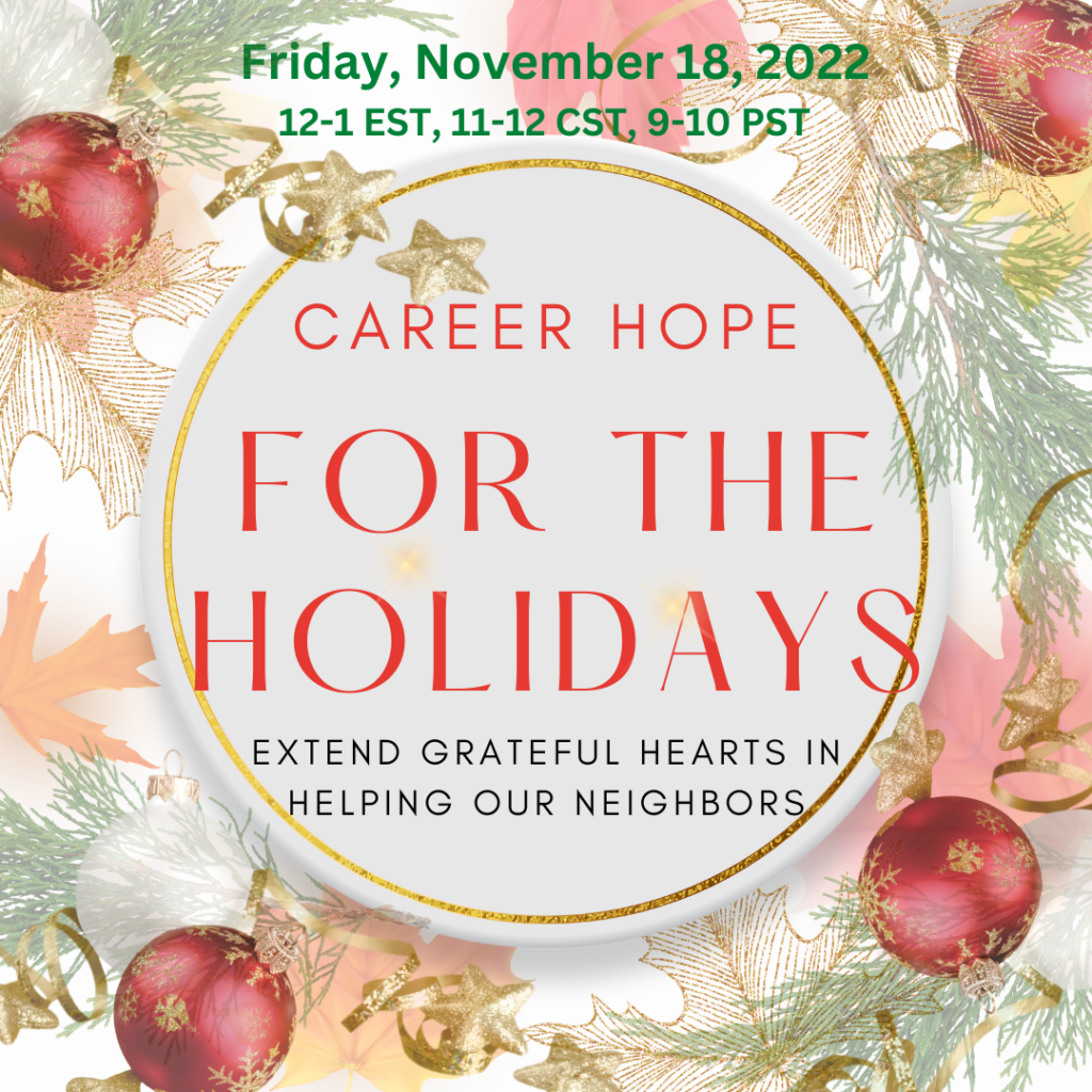 Jobs n Career Success. Hope for the holidays.