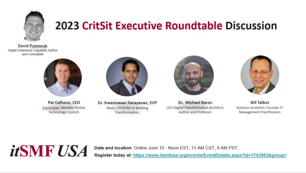 Critical Situation Executive Roundtable itSMF