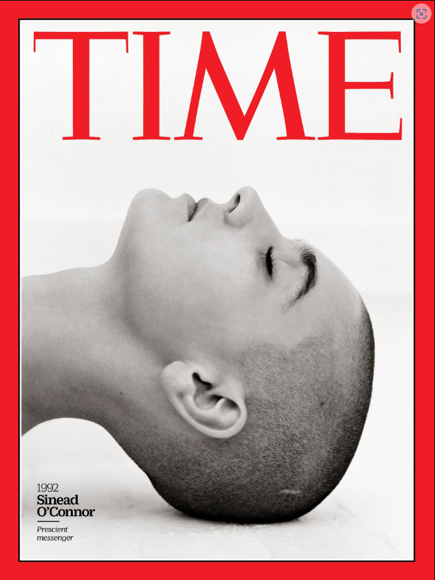 Sinead O'Connor- Nothing Compared from Time Magazine https://time.com/5793721/sinead-o-connor-100-women-of-the-year/