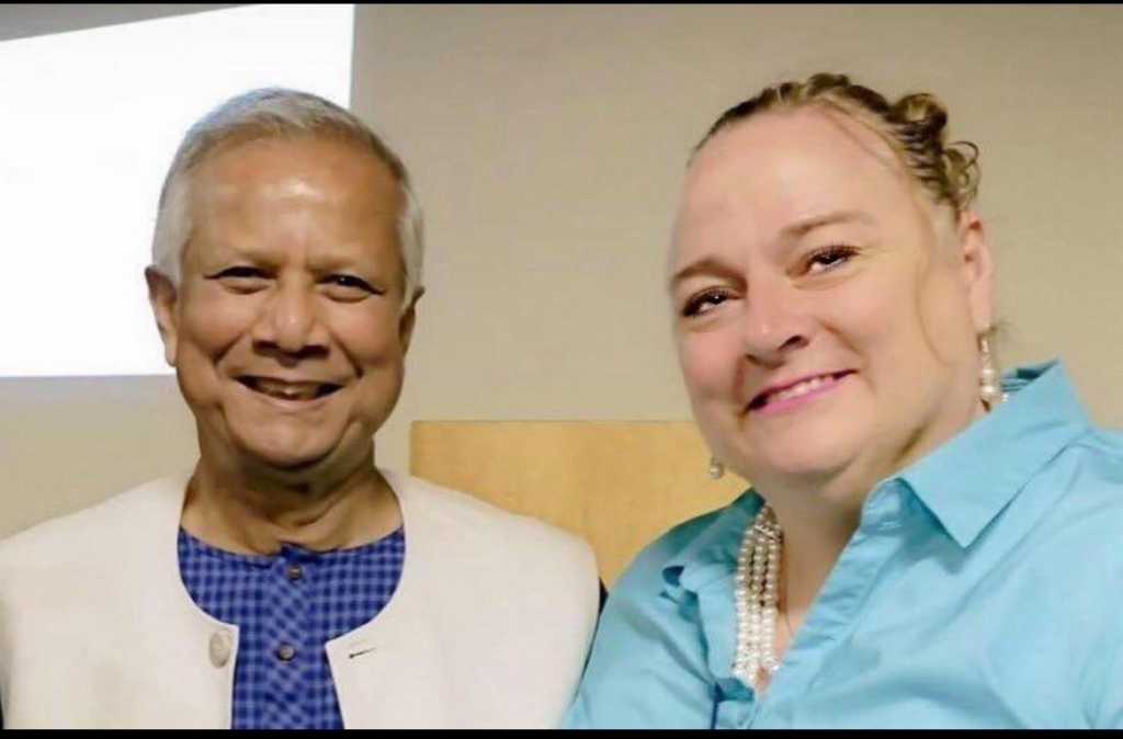 Dr. Muhammad Yunus & Innovation Inspiration to Dawn C Simmons (Khan).